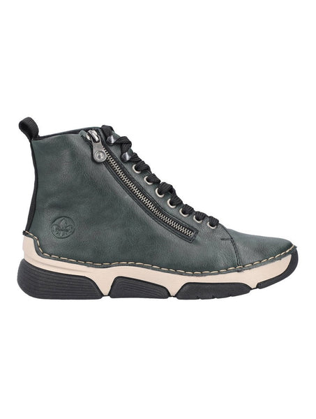 Rieker | 45920-54 Casual Lace Up Boot | Green
