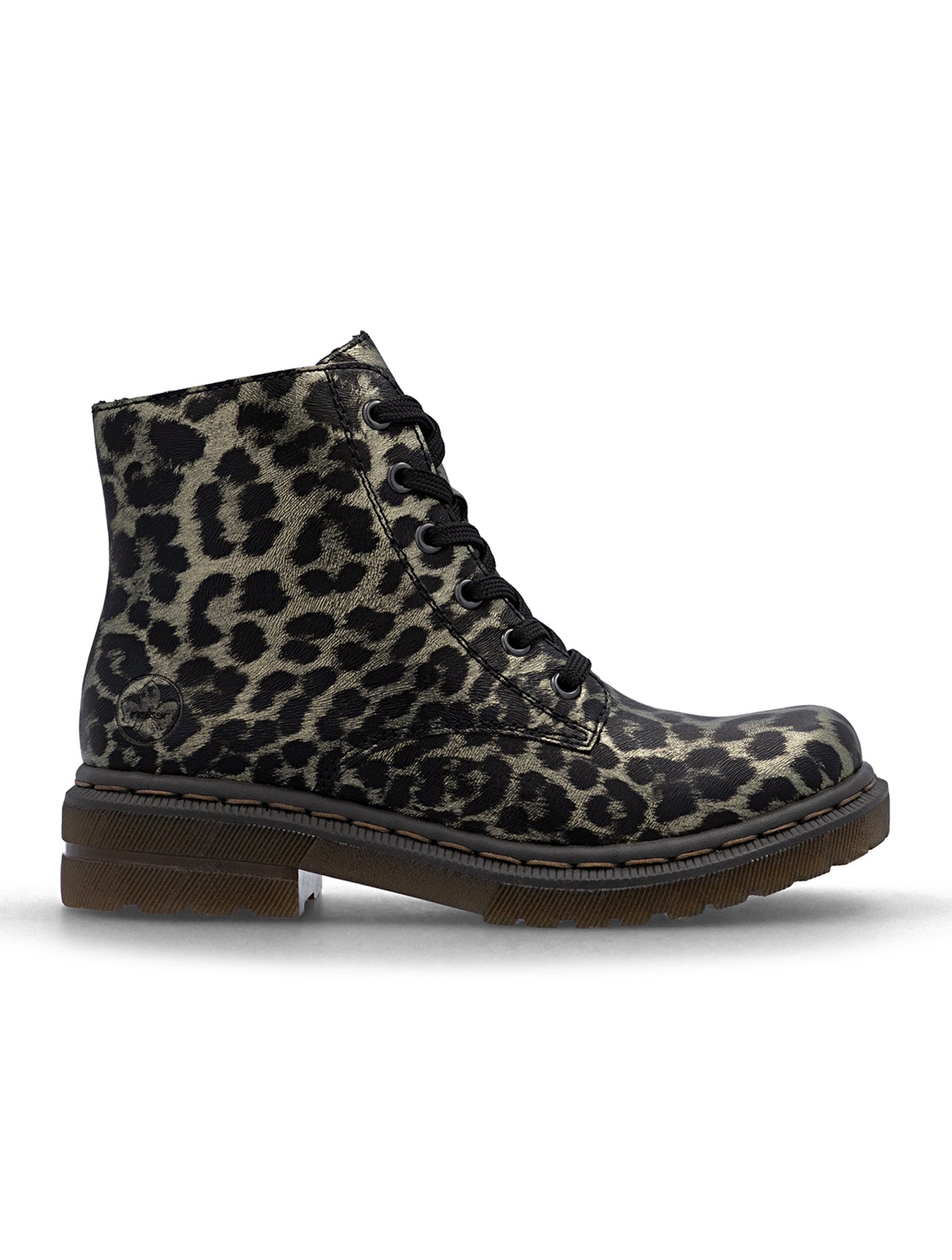 Rieker | 78240-90 | Leopard Chunky Ankle Boot