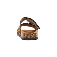 Rondo | Two Strap Slip On Sandal | Ocelot