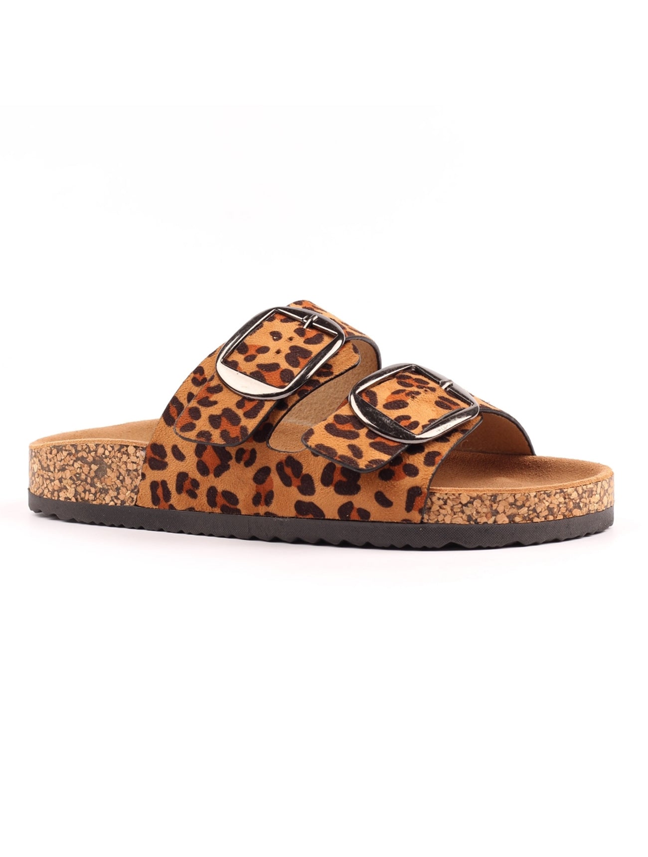 Rondo | Two Strap Slip On Sandal | Ocelot
