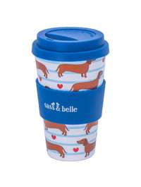 Sausage Dog Travel Coffee Cup