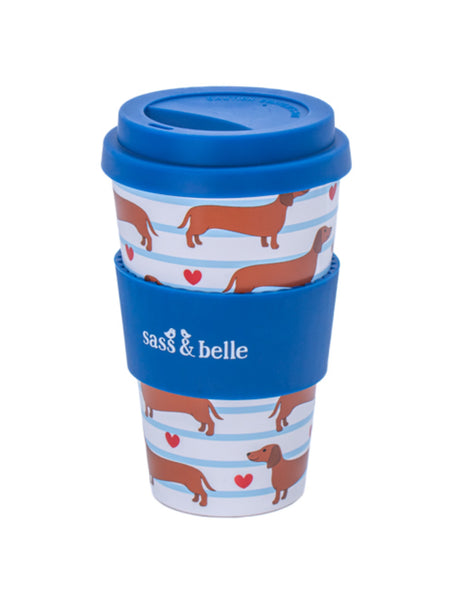 Sausage Dog Travel Coffee Cup