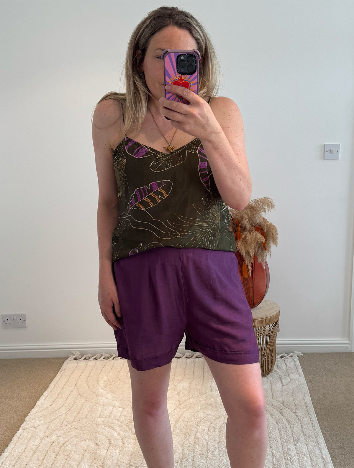 Plain Shorts | Dark Purple