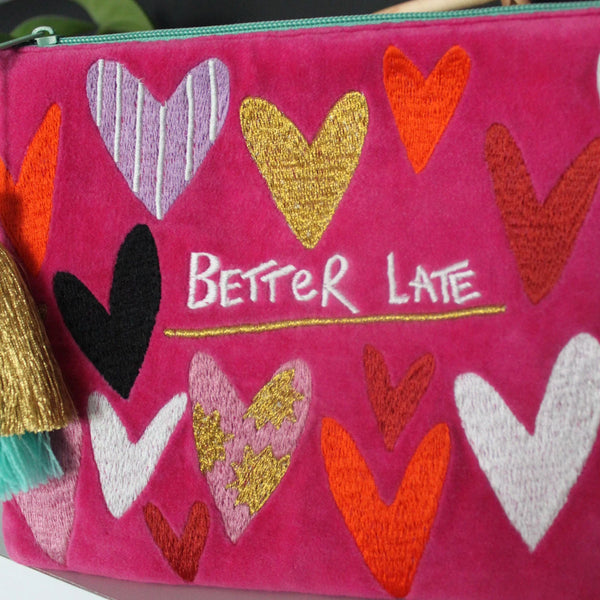 Small Talk Velvet Clutch | Better Late...Than Ugly