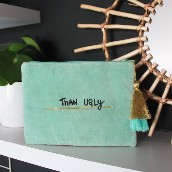 Small Talk Velvet Clutch | Better Late...Than Ugly