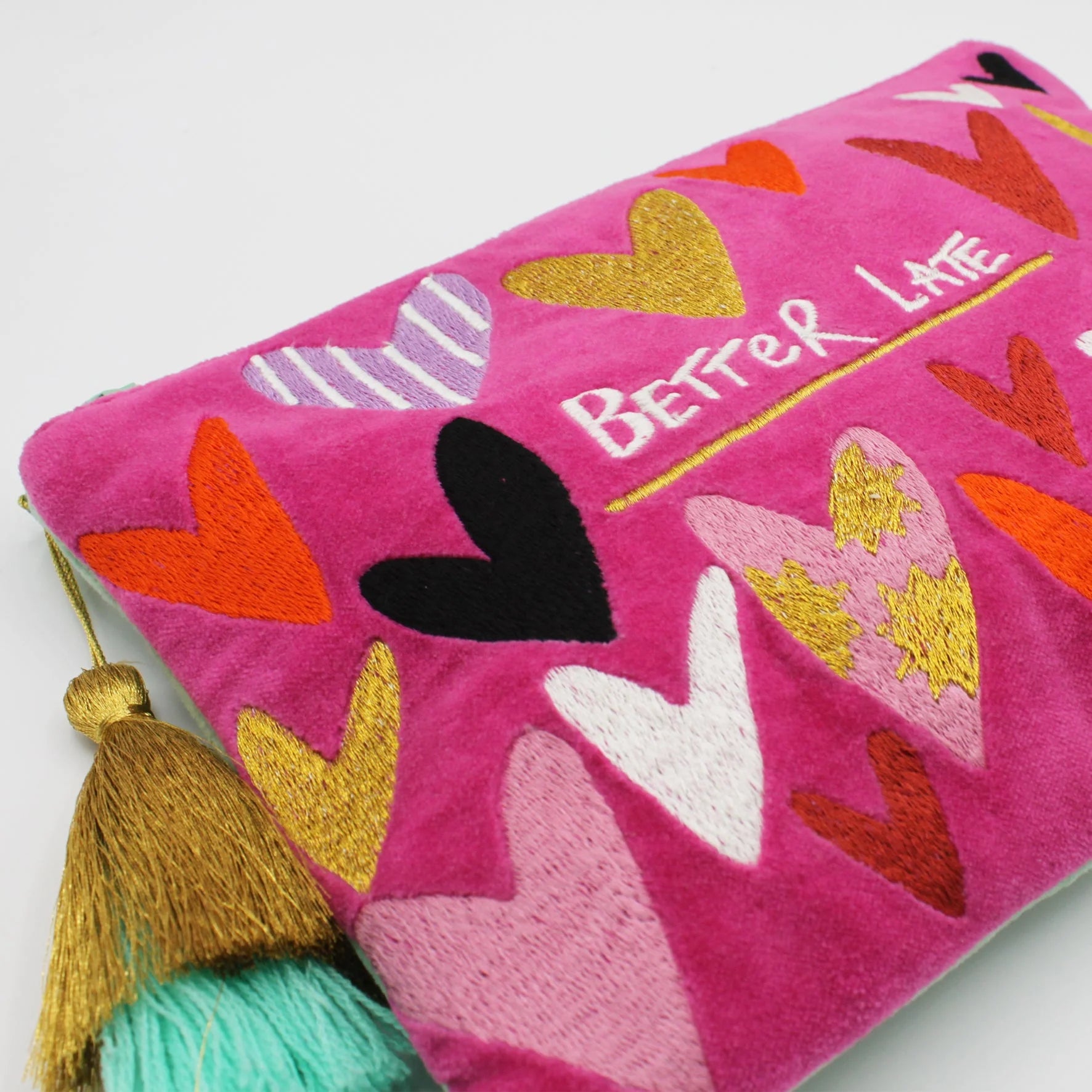 Small Talk Velvet Clutch | Better Late...Than Ugly