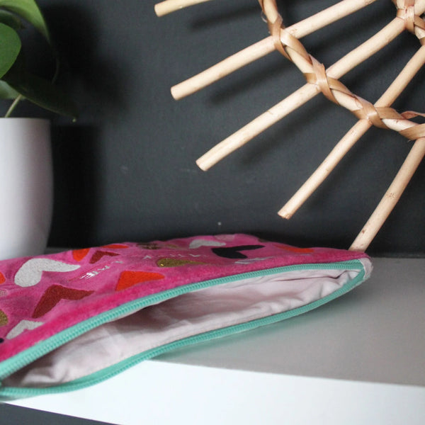 Small Talk Velvet Clutch | Better Late...Than Ugly