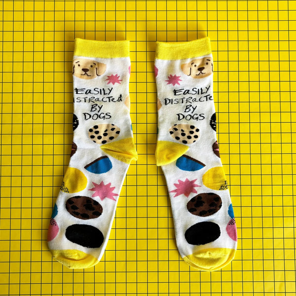 Small Talk 'Distracted by Dogs' Socks
