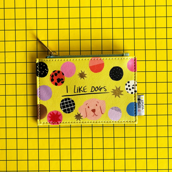 Small Talk 'I Like Dogs More Than People' Zip Purse