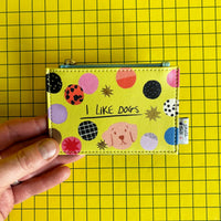 Small Talk 'I Like Dogs More Than People' Zip Purse