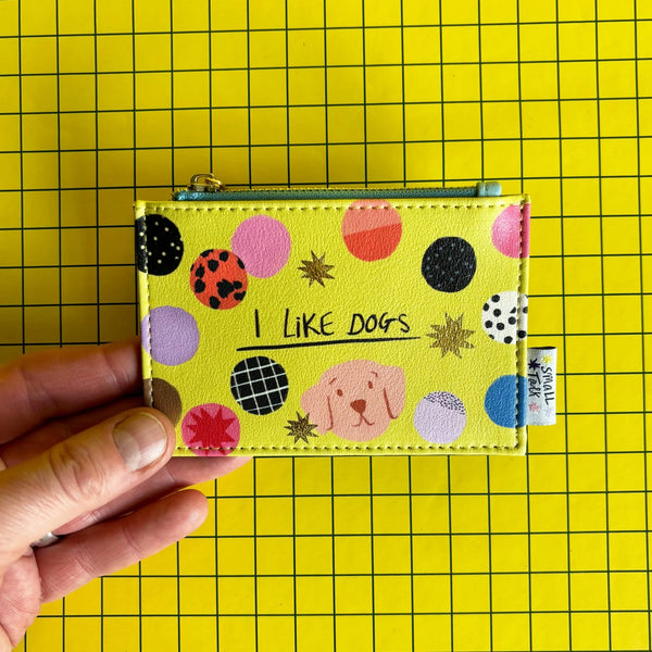 Small Talk 'I Like Dogs More Than People' Zip Purse