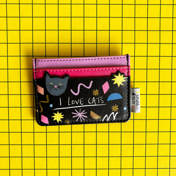 Small Talk I Love Cats Cardholder
