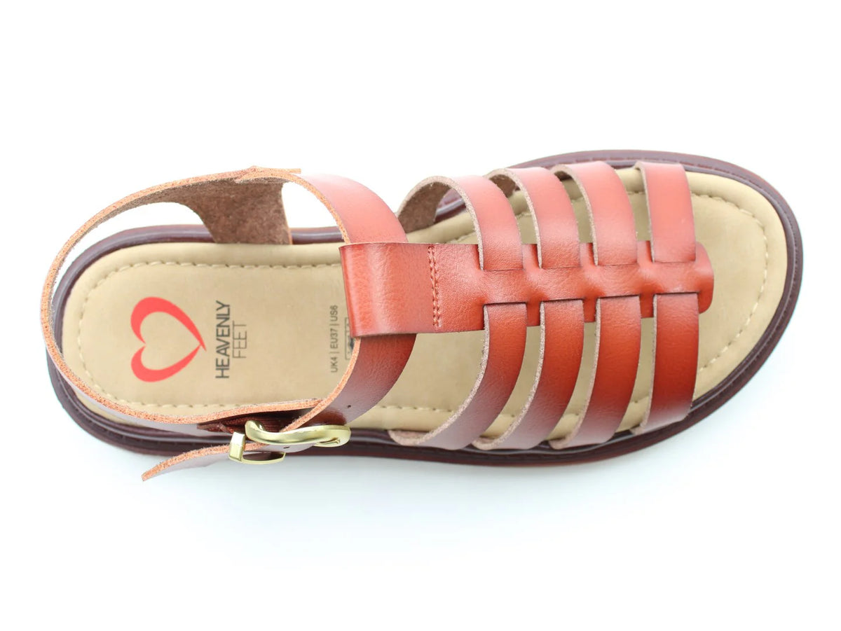 Nerys Chunky Comfort Gladiator Sandal | Brown