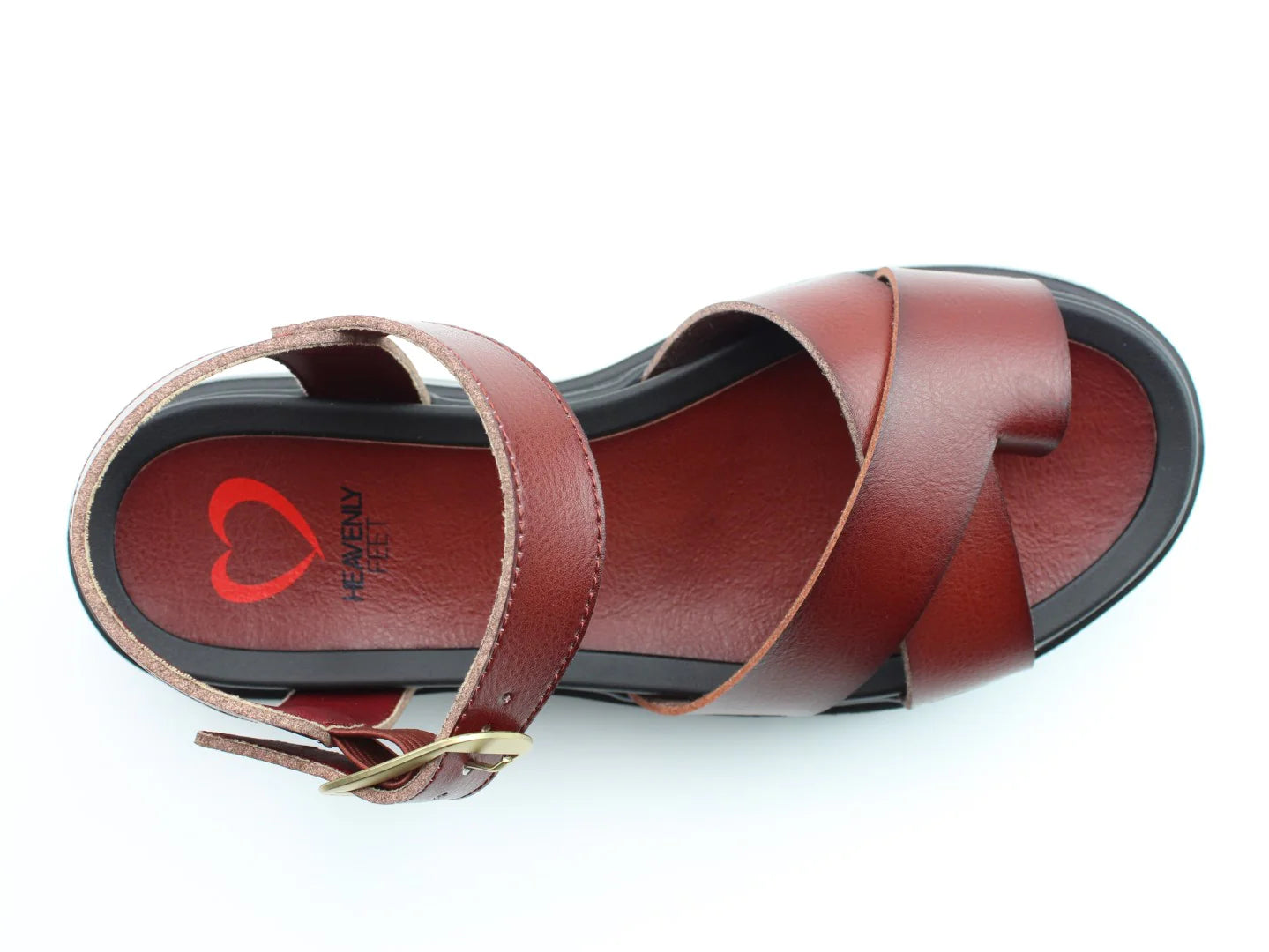 Temple Litesoles Chunky Sandal | Redwood