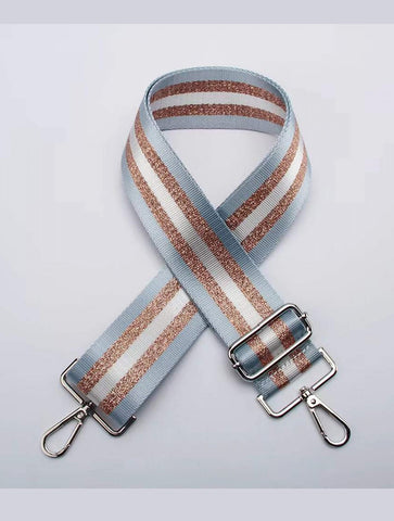 Stripe Bag Strap | Pale Blue