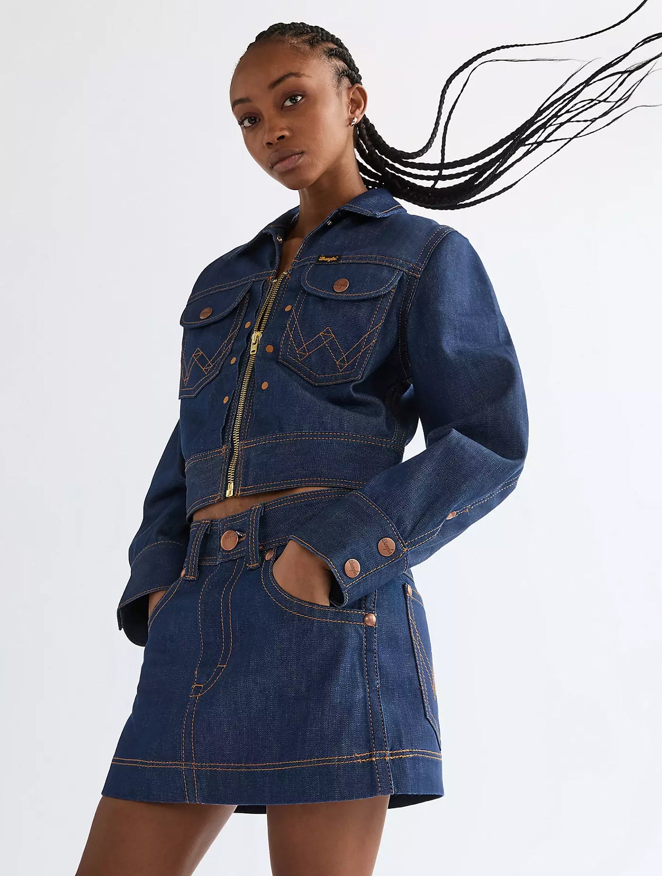 Super Wrangler Raw Denim Jacket