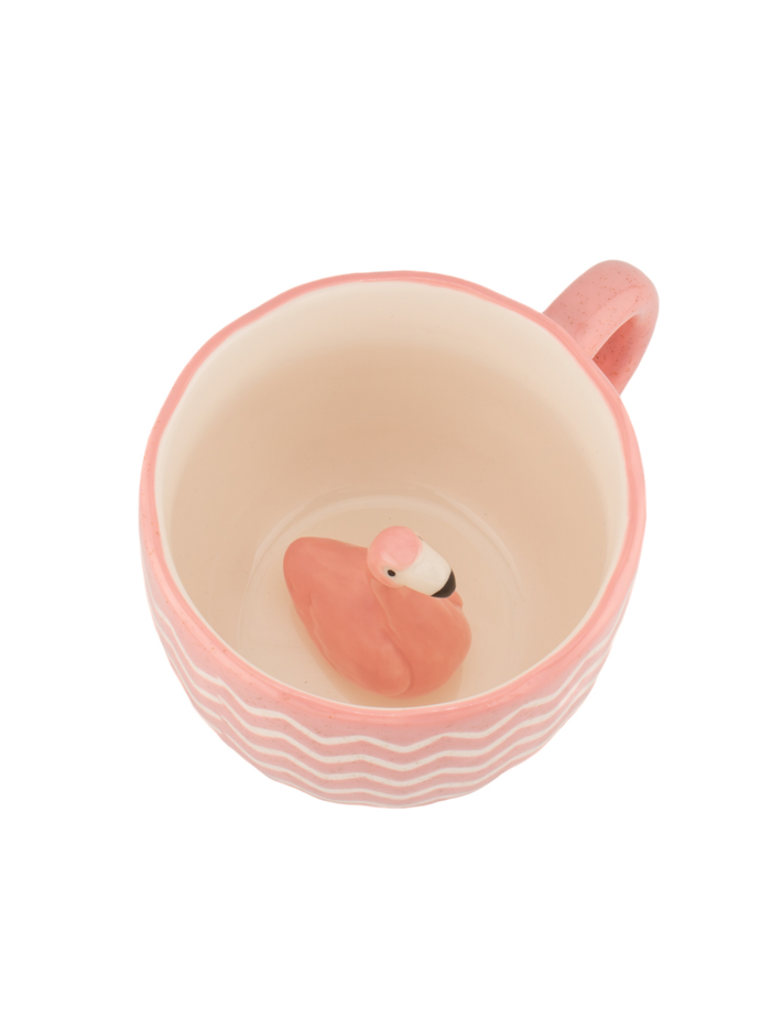 Surprise Flamingo Mug