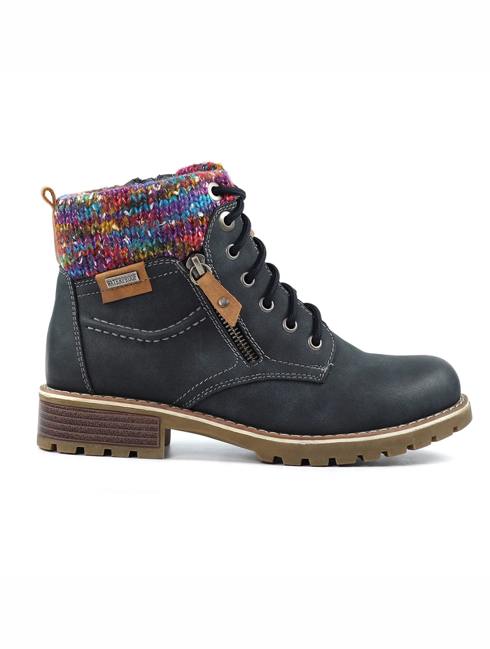 Tabasco Waterproof Lace Up Boot | Navy