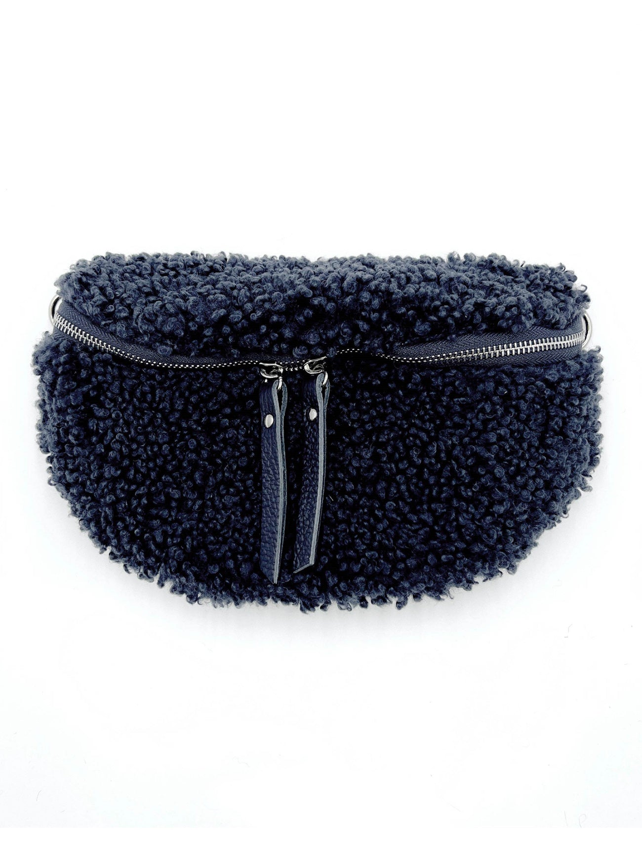 Teddy Crossbody Bag With Leather Strap | Navy