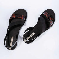 Vibrant Sandal | Black/Turtle