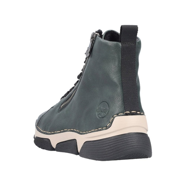Rieker | 45920-54 Casual Lace Up Boot | Green