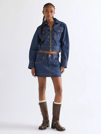 Regular Super Wrangler Raw Skirt