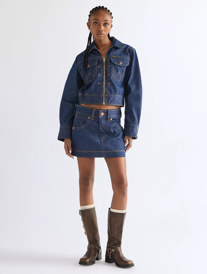 Regular Super Wrangler Raw Skirt