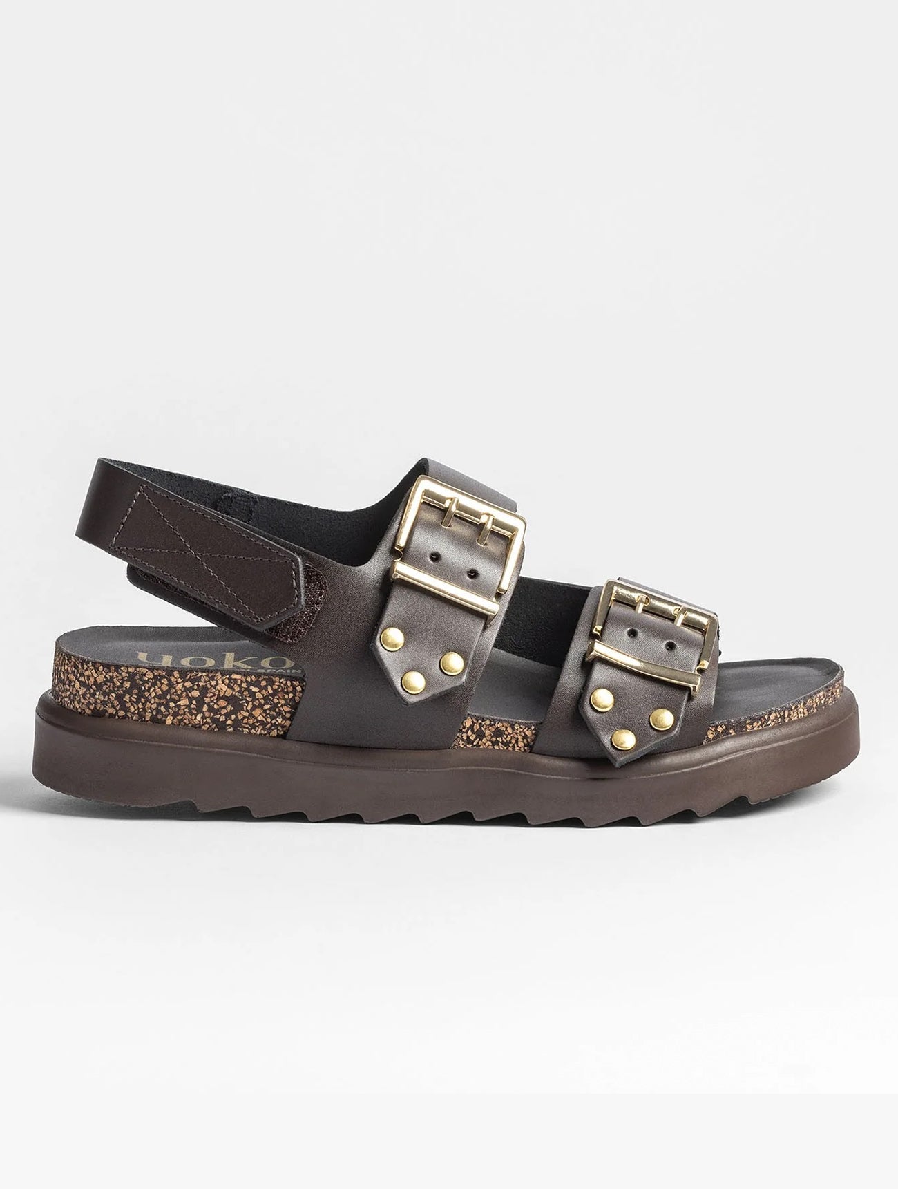 Yokono | TUNEZ-261 | Platform Sandal | Dark Brown