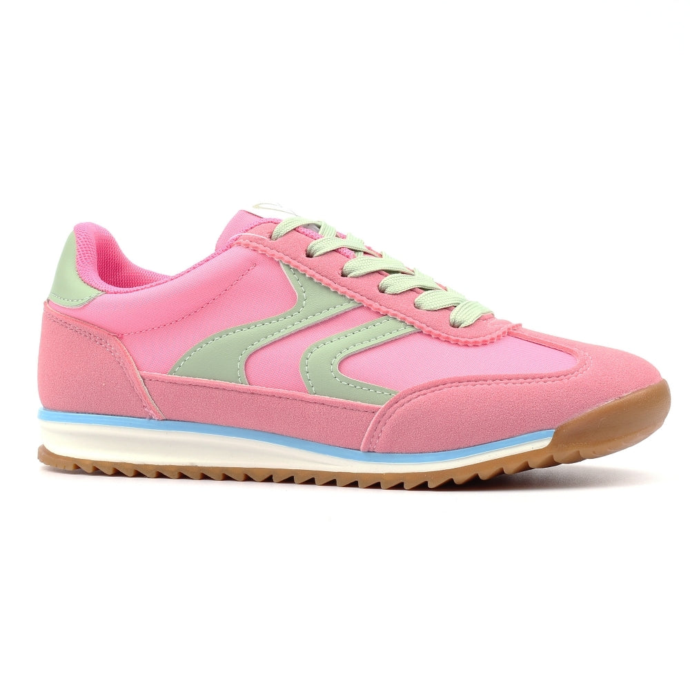Zoe Retro Trainer | Pink Multi
