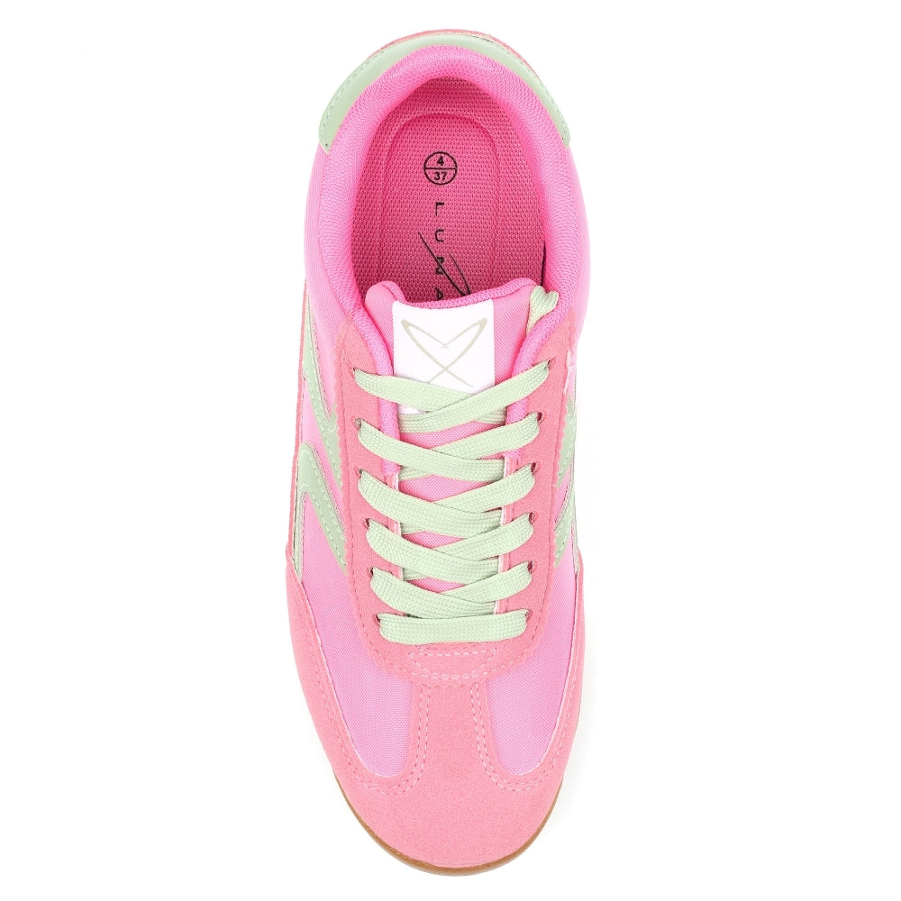 Zoe Retro Trainer | Pink Multi