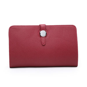 Long Purse/Clutch | Dark Red