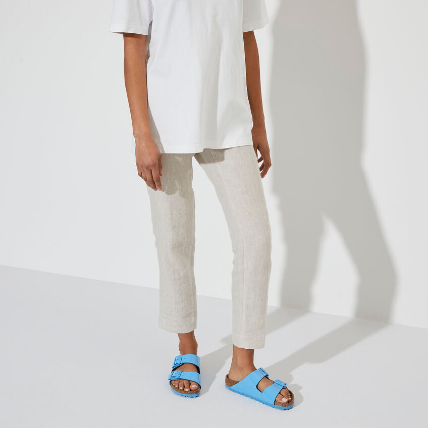 Arizona Birko Flor Patent Sky Blue ONLINE EXCLUSIVE Pink Flamingo Boutique Kent