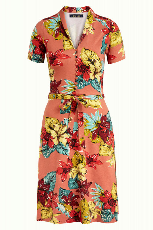 Emmy Dress Paraiso | Apricot Pink