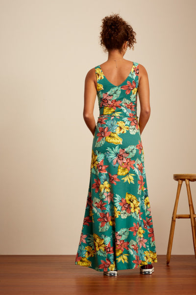 Anna Maxi Dress Paraiso | Fir Green