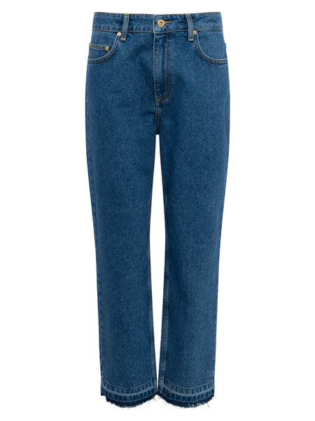 Heavy Denim Jeans | J4QAG | Mid Blue Wash