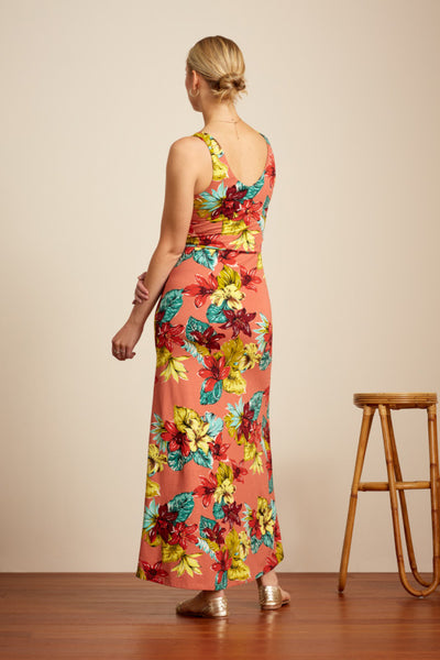 Anna Maxi Dress Paraiso | Apricot Pink