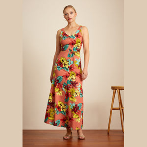 Anna Maxi Dress Paraiso | Apricot Pink