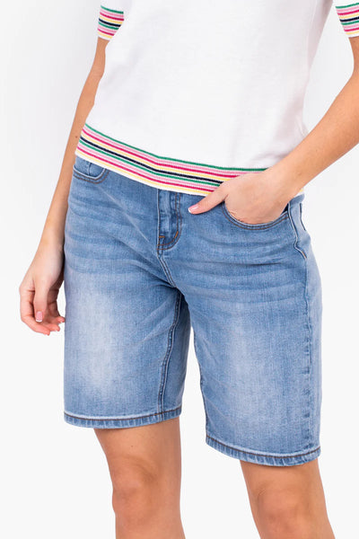 Cleo Denim Shorts | Blue