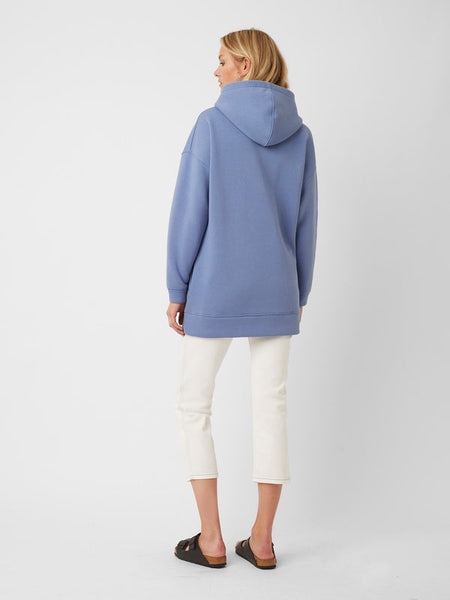 Soft Sweat Longline Hooded Top | J7SAE | Riviera Blue