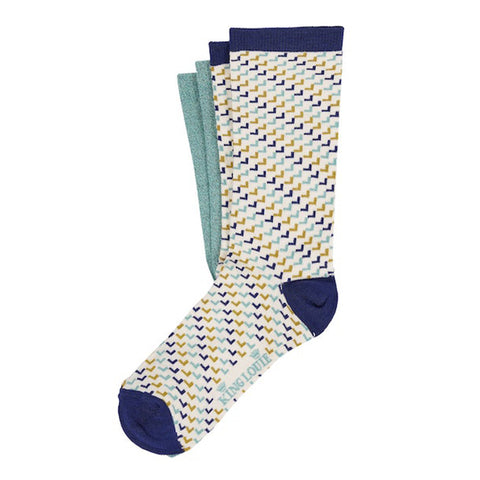 Gift Boxed Socks Cubanelle | Streeple Blue