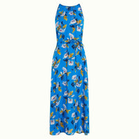 Hazel Midi Dress Cubanelle | Madeira Blue