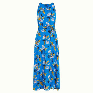 Hazel Midi Dress Cubanelle | Madeira Blue