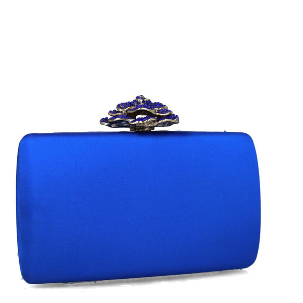 Crater Evening Clutch Bag | Blue