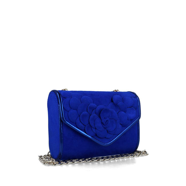 Fenonte | Occasion Bag With Chain | Royal Blue