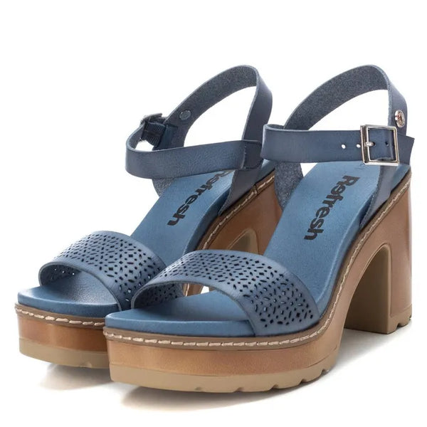 Platform Heeled Sandal | 170777 | Blue