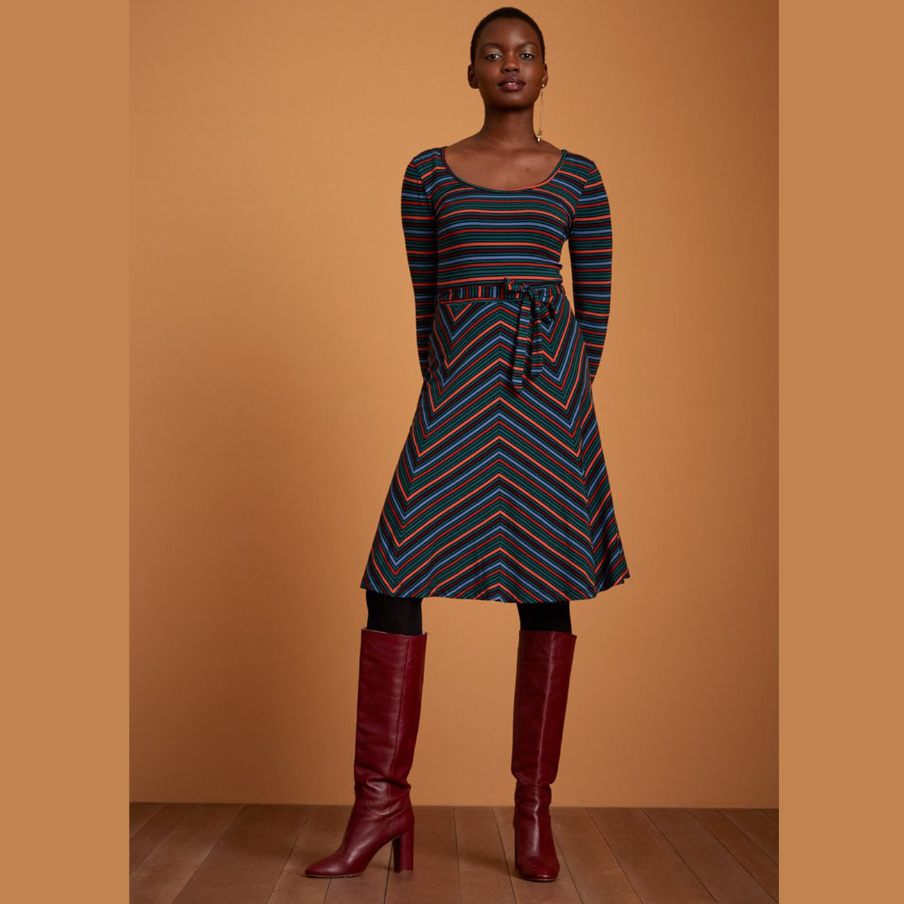 Carice Dress Crush Stripe | Multi