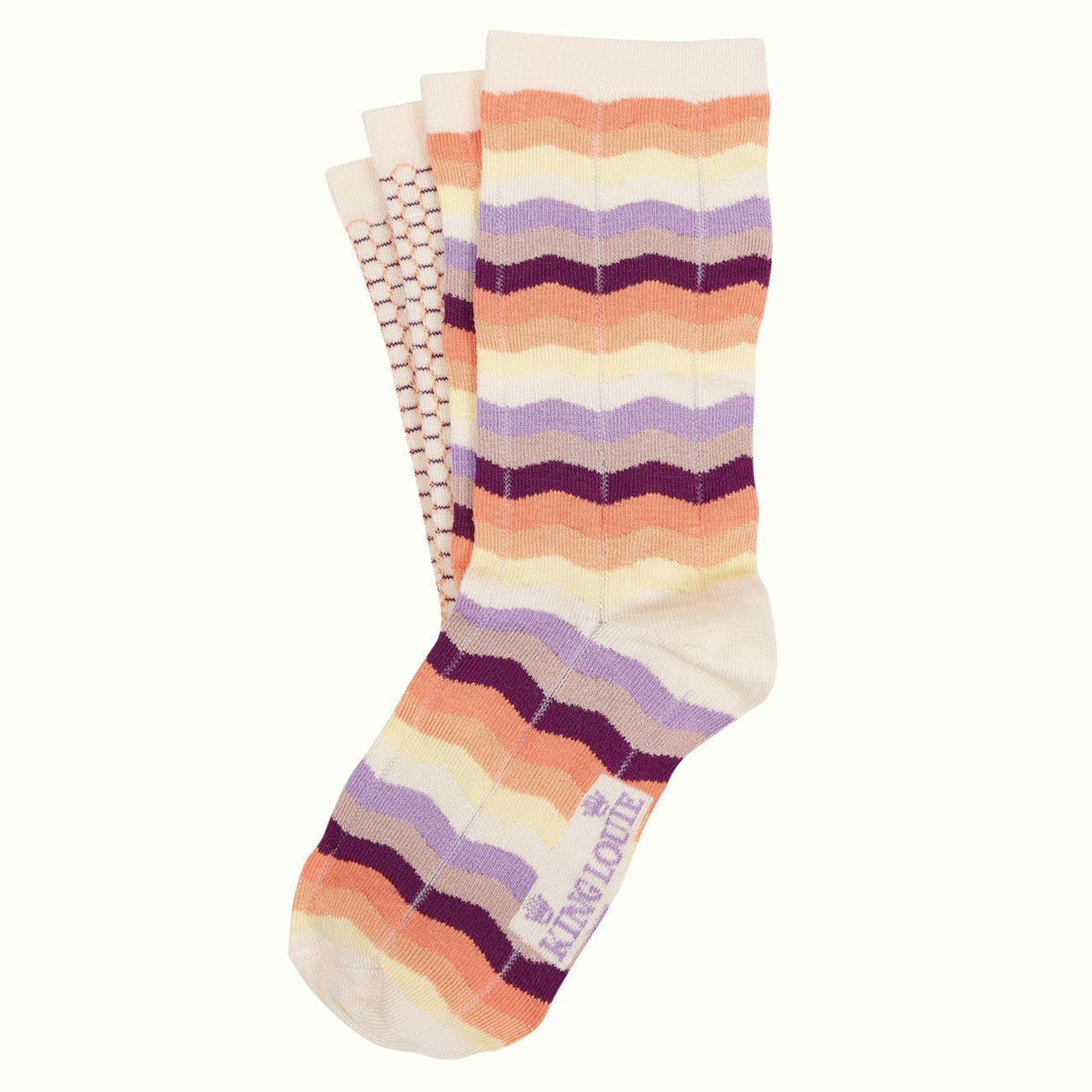 Socks 2 Pack Sunset | Cream
