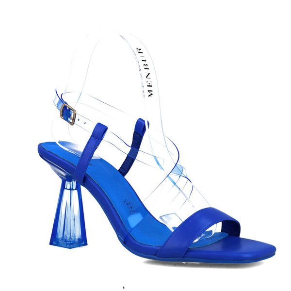 Lupus Translucent Heel Sandal | Blue