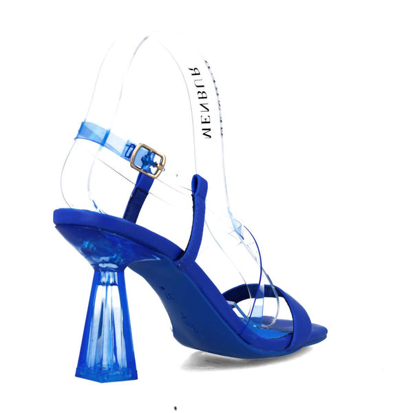 Lupus Translucent Heel Sandal | Blue