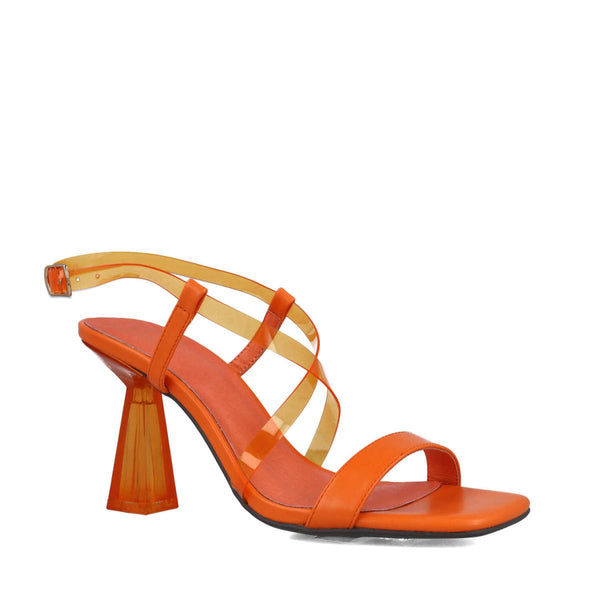 Lupus Translucent Heel Sandal | Mango